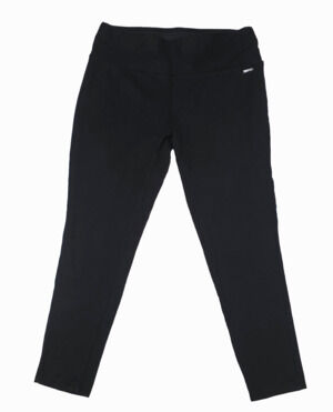 T TAHARI Women's Black Tummy Control Ankle Pants / Leggings Size L